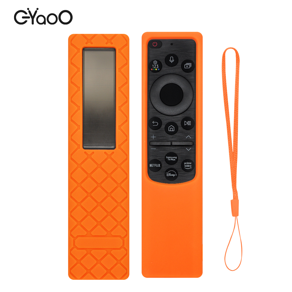 Samsung BN59-01385 BN59-01386 TM2280E Silikonowa osłona do pilota Samsung Smart TV Solar Cell: Pomarańczowy
