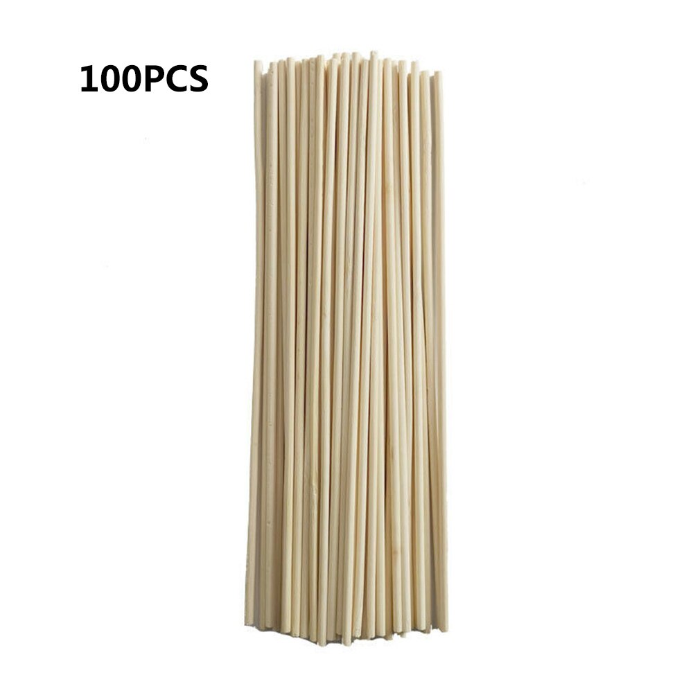 100 Pcs/Set Wooden Plant Support Stick For Indoor Potted Plants Garden Tool Flower Plant Growth Support Rod Bamboo Chop Sticks