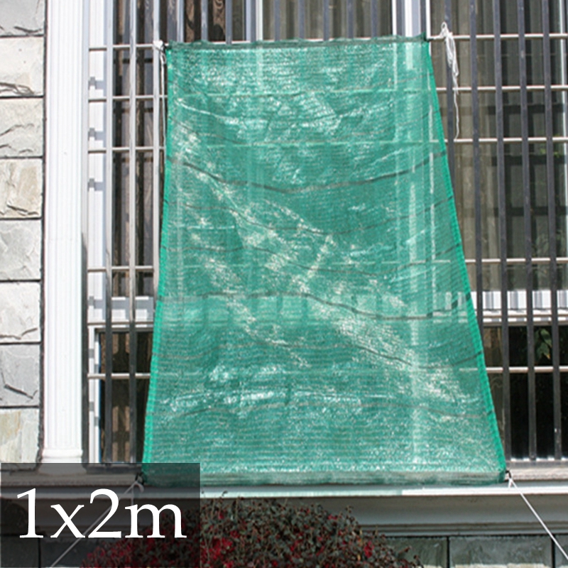 Green BLack Stripe Sunshade Net Outdoor Canopy Window Awning Door Canopy Awning Sun Sail Canopy Shelter Shading Net Plant Cover: Green 1x2