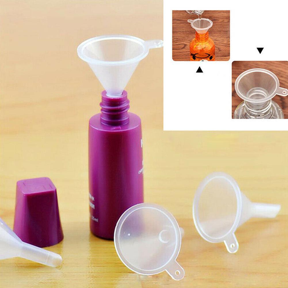 10Pcs Mini Trechter Parfum Alcohol Diffuser Kleine Mond Vloeibare Olie Trechter Voor Thuis Keuken Benodigdheden Laboratorium Experimentele Gereedschap