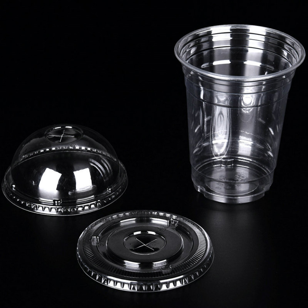 20 stuks Wegwerp Sap Cups Transparante Koude Dranken Kopjes Takeaway Verpakking voor Iced Koffie