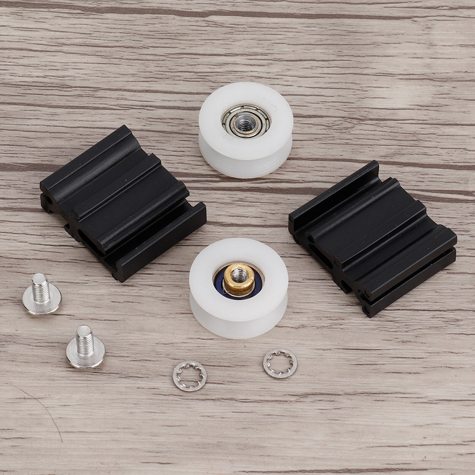 22Mm Kas Deur Wiel Vervanging Kit Hal Deur Wiel Slides Vrij Anti-Aging Flexibel En Handig