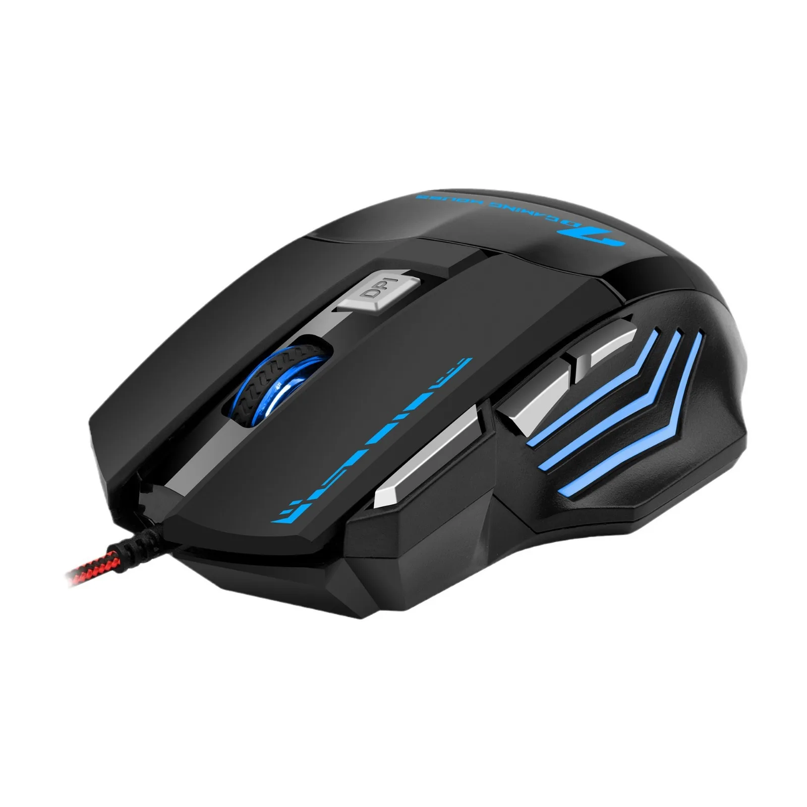 Gaming Mouse 7-Key Variable Speed Glowing Computer Mouse for Cross-Border Gaming High Chinese Brand Office Equipment