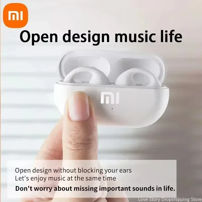 Xiaomi Redmi Ear-Clip Auricolare a conduzione ossea compatibile Bluetooth Auricolari wireless Auricolare sportivo per bassi stereo surround 3D