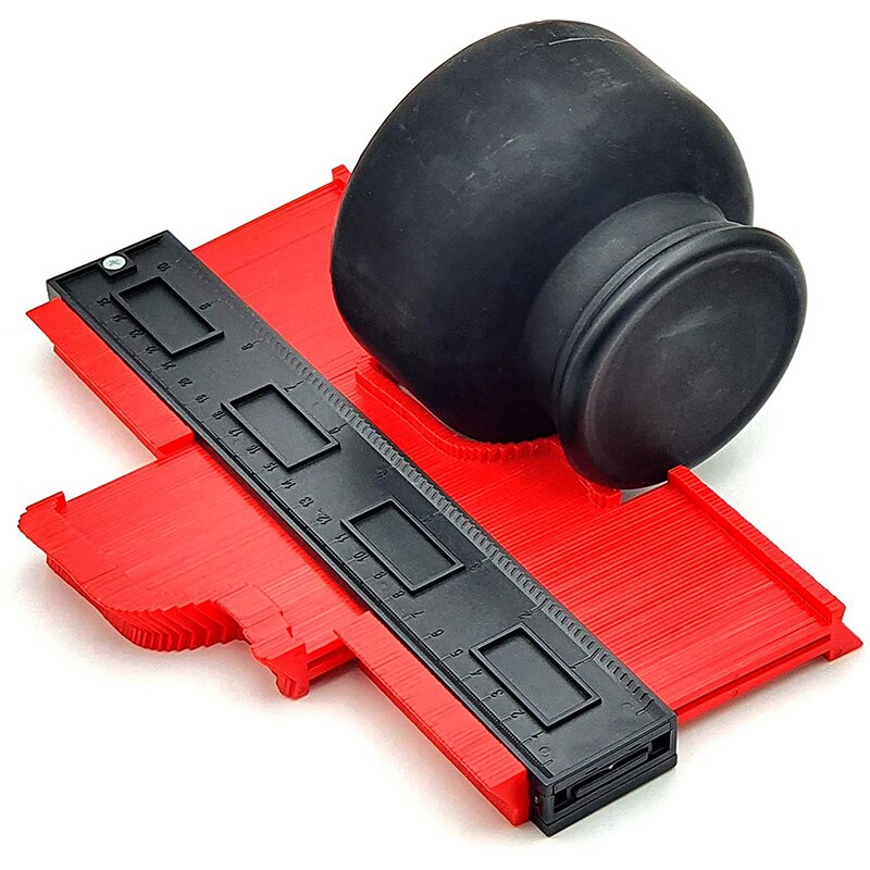 2 Pack Contour Gauge Shape Duplicator - 5 Inch and 10 Inch Widen - 2 Set Outline Shaping Tool for Irregular Profile