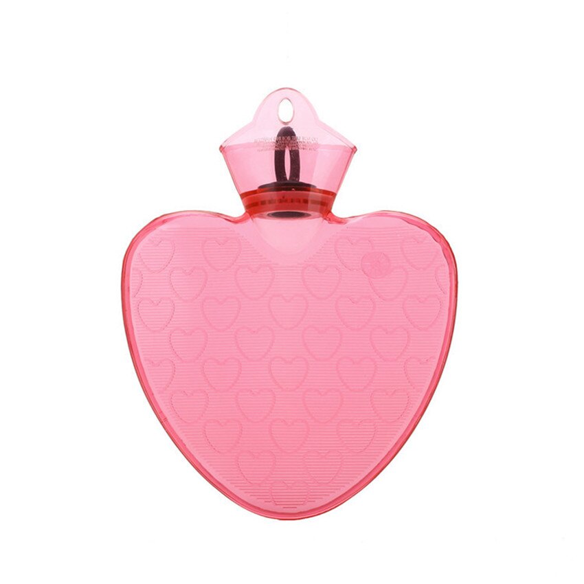 Botella de agua de pvc con forma de corazón: Pink