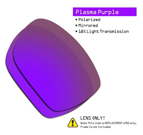SmartVLT Polarized Replacement Lenses for Oakley Dispatch 1 Sunglasses - Multiple Options: Purple-ShieldCoat