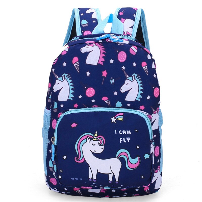 Kawaii Unicorn Backpack Children Cute Backpack Unicorn School Bags Mochilas Unicornio Kndergarten 2-6years old Bagpack: Photo color  9