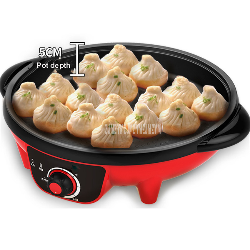 35cm Non-stick Electric Frying Pan Pancake Making Machine Maker Household Stir-frying Multifunctional Cooker Machine JG-J3502