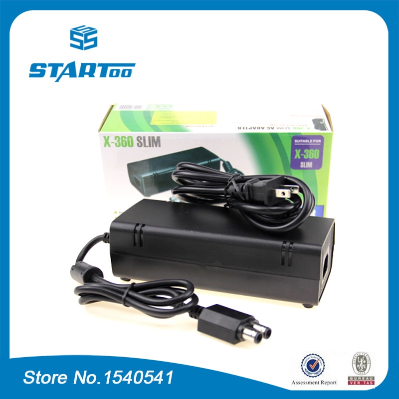 Us Plug Ac Adapter Voeding Lader Kabel Cord Baksteen Voor Xbox 360 Slim Xbox 360 Slim Ac Adapter Console met Eu Plug Optiona