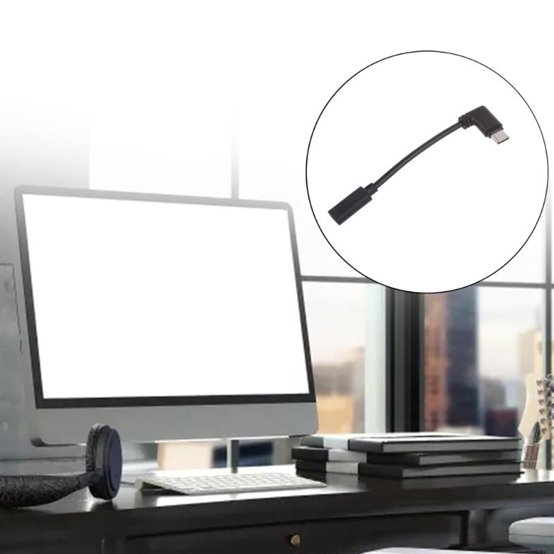 G7NE MICRO USB naar TYPE-C-kabel 90 graden Bend Converter Cord Support Data Transfer