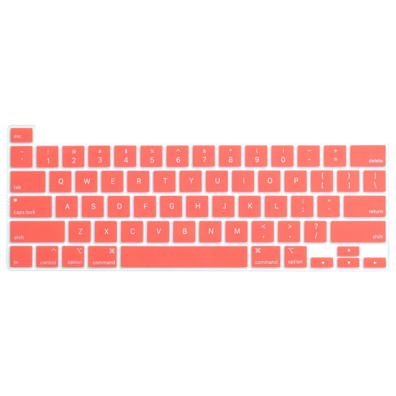 US keyboard cover For Macbook Pro 16 inch A2141 keyboard protector silicone waterproof keyboard skin guard: Watermelon Red