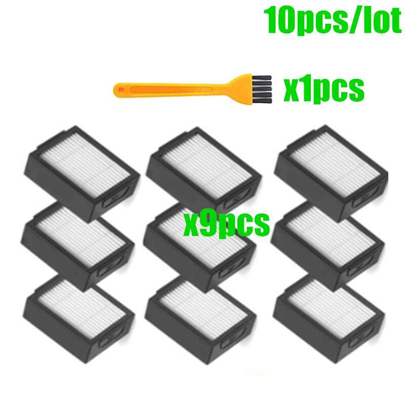 Rollo de cepillo, cepillo lateral de filtro de Hepa para iRobot Roomba i7 E5 E6 I Series, piezas de repuesto para aspiradora Robot, accesorios: 3