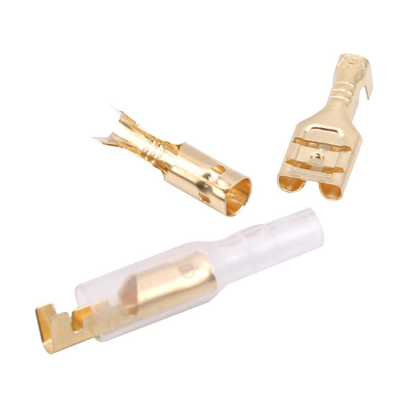 300pcs Crimp Caps Terminal Connector Blocks Tb Closed Line Cap PA66 Splice Insulated Tub Para Terminals Faston Wire Accessories