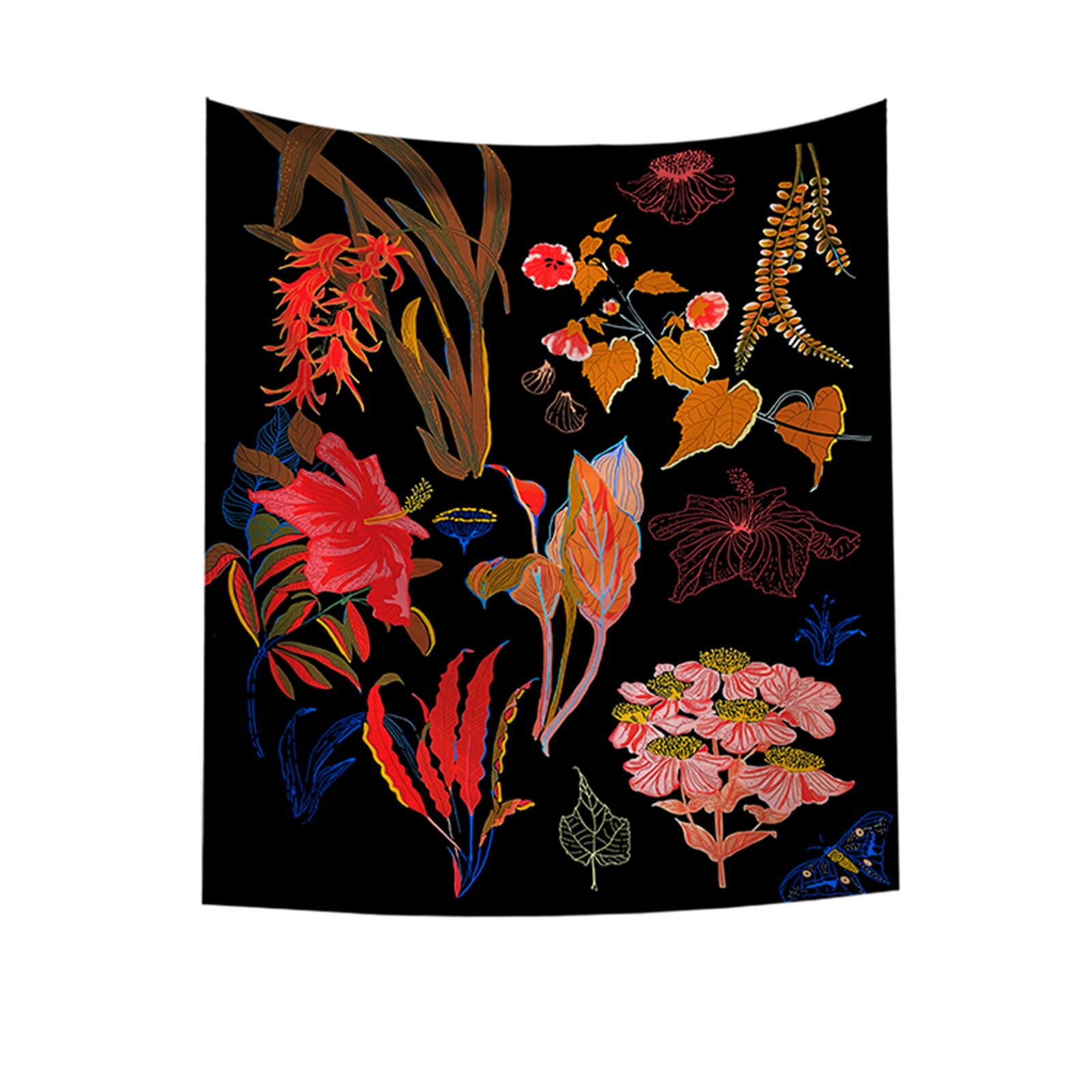 Gobelin wzór kwiatowy w stylu klasyczny czeski kształt prostokąta domu tło dekoracji tkaniny 95*73cm: 2