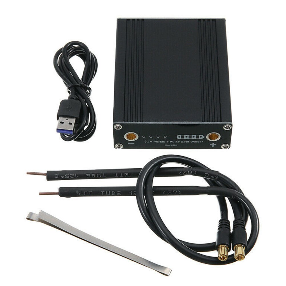 Lage contactweerstand compacte multifunctionele batterijgevoede draagbare mini-puntlasmachine met snelspanpen