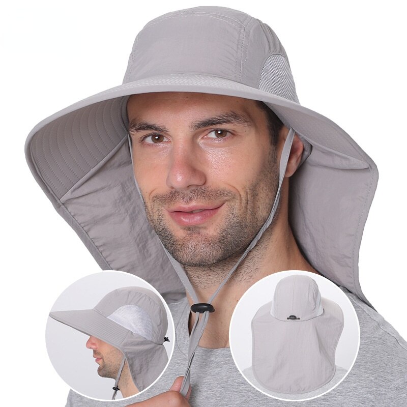 Chapeau de Protection contre les UV pour le cou, casquette de Protection solaire à large bord, pour voyage, Camping, randonnée, bateau
