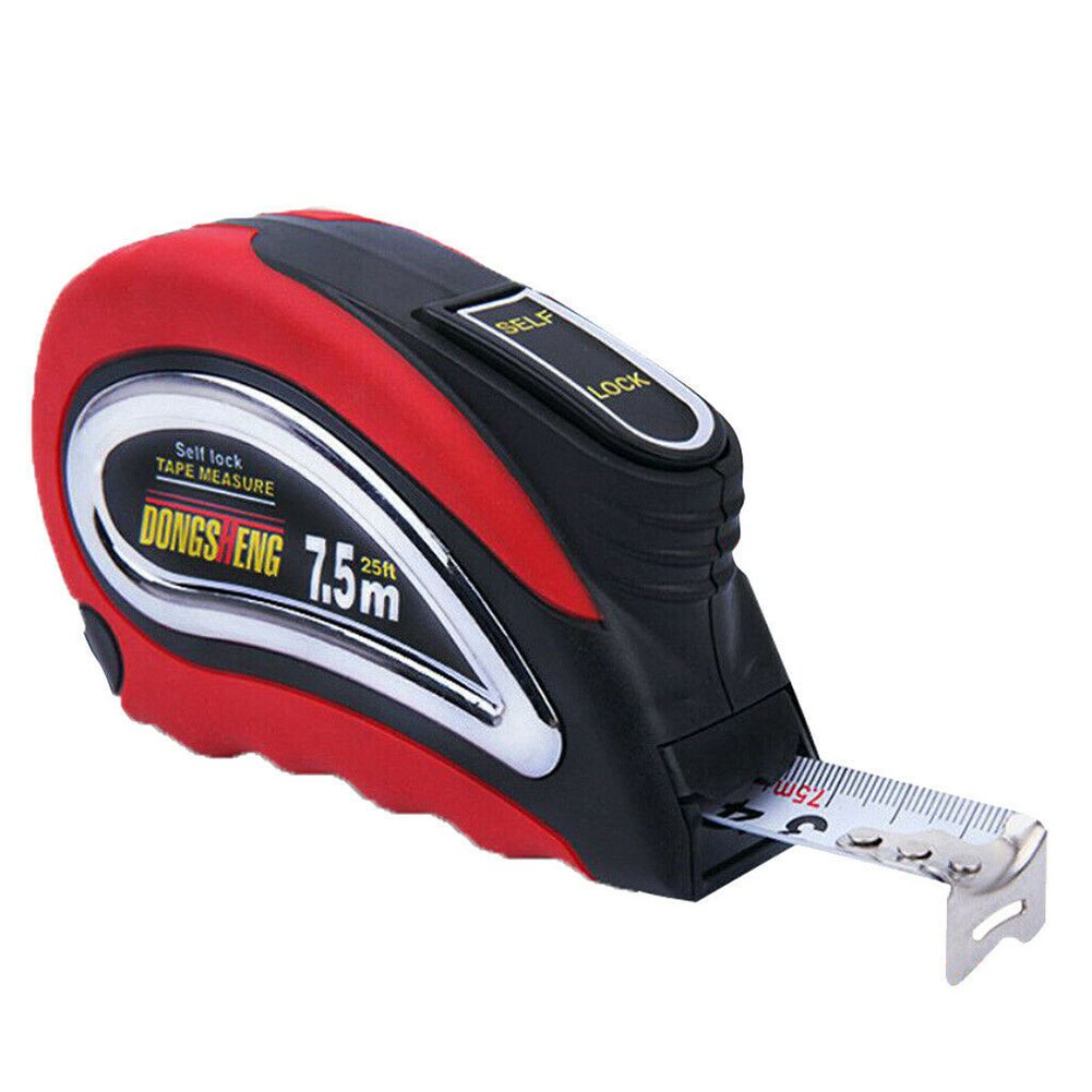 Steel Measurement Automatic Retractable Wrist Strap Inch Metric Work Tape Measure Tools Ruler Roll Woodworking Self Lock: L