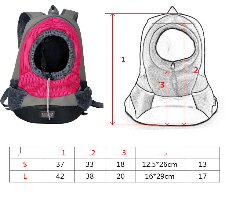 Pet Dog Breathable Pet Bag Go Out Backpack Pet Go Out Messenger Bag dog backpack
