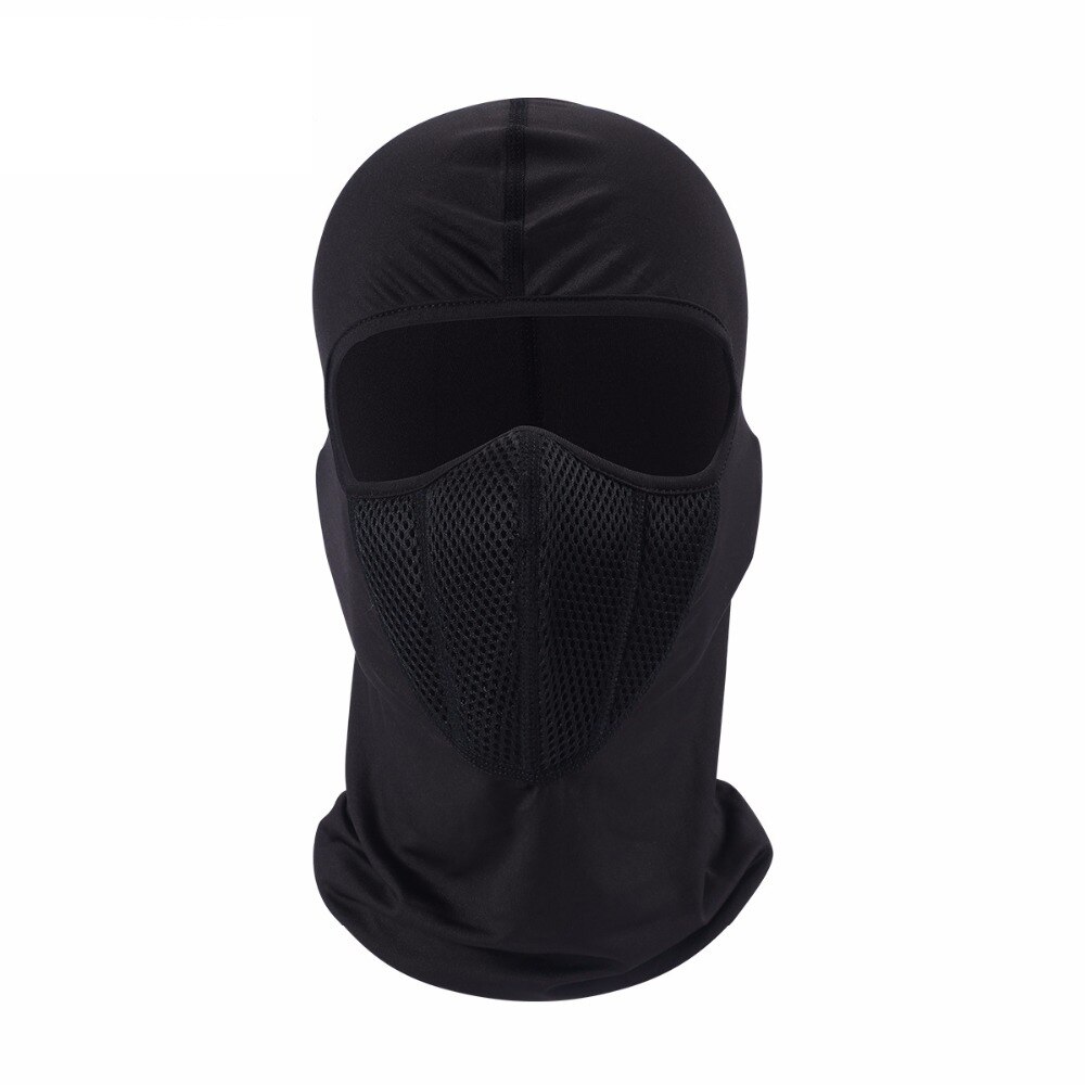 Breathable Balaclava Motorcycle Full Face Mask Motorbike Cycling Bike Mask Motocross Helmet Hood Moto Riding Neck Face Mask