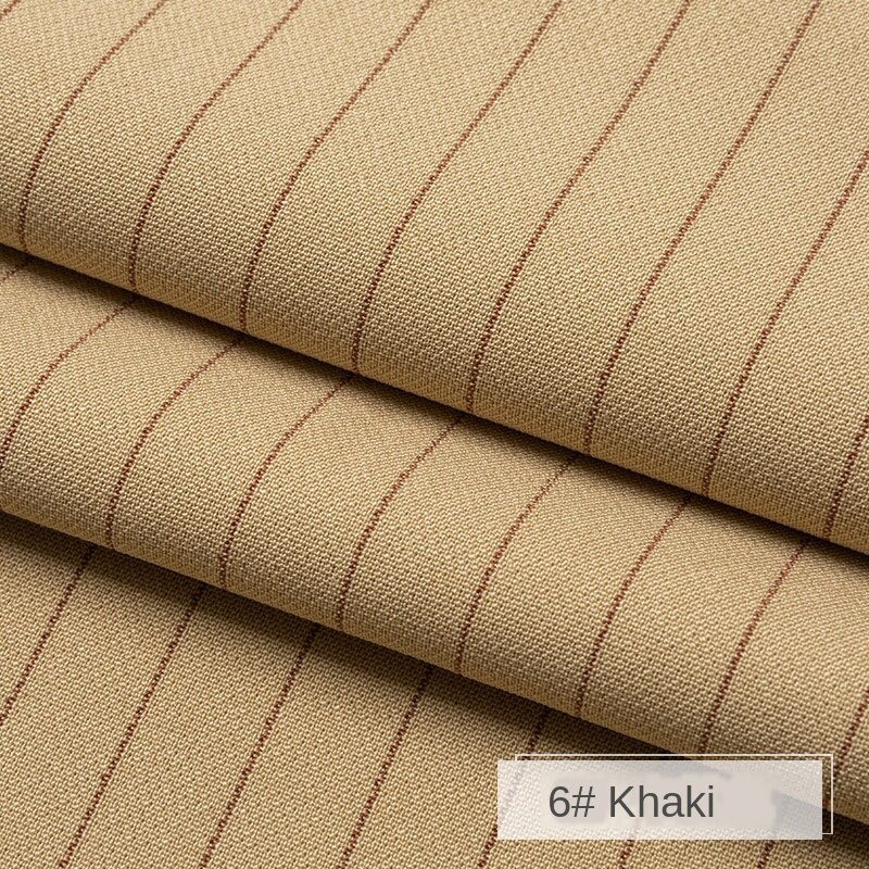 Bredde 59 " henge ned rynkebestandig nålestripet stoff polyester spandex materiale buksevest nyeste dressstoff: Nr. .6
