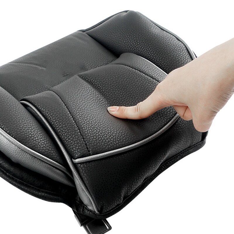 Oreiller universel d'appui-tête de siège de voiture, oreiller réglable de cuir d'oreillers de cou de mousse de mémoire de tête de siège