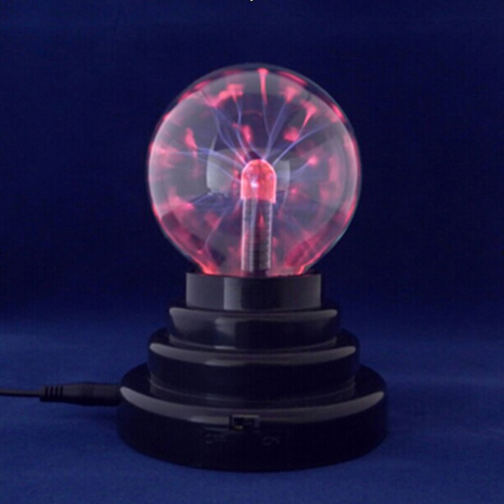 Plasma Globe Funny Touch Sensitive Magic USB Globe Sphere Ball Plasma Ball for Home Living Room Bedroom