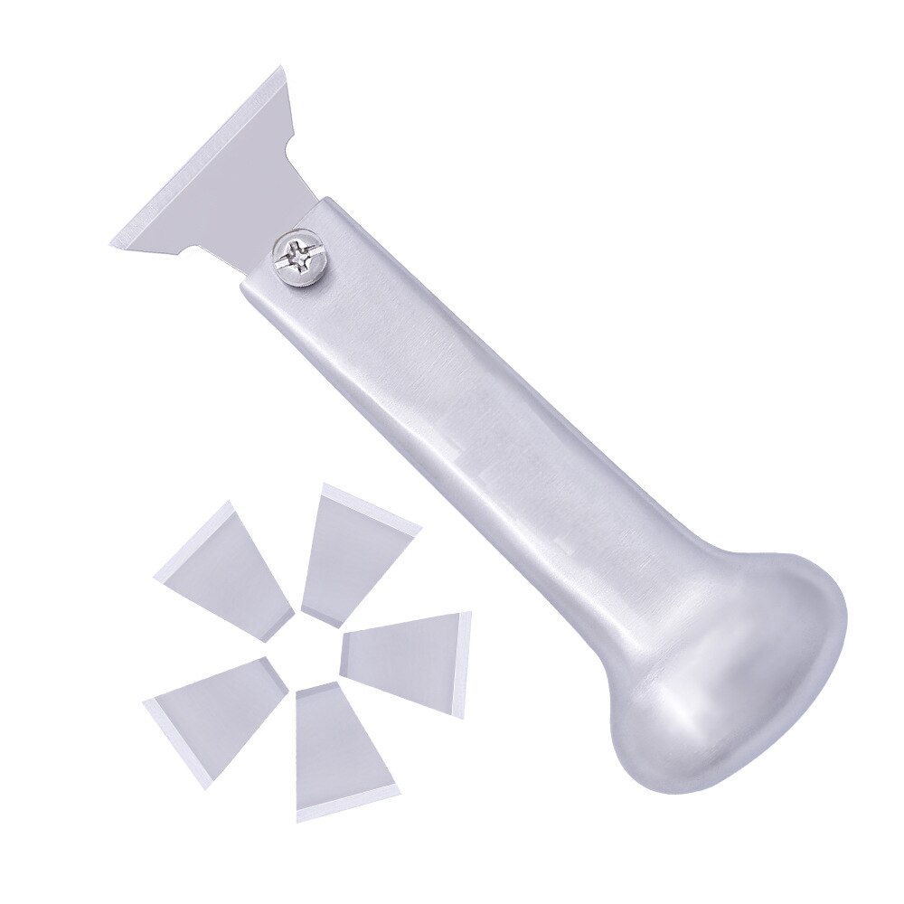 11CM Hand Drive Knife Leather Craft Skiving Sharp Handle Knife with 5 Replace Window Scraper Scraping Cutter Drawing Knife