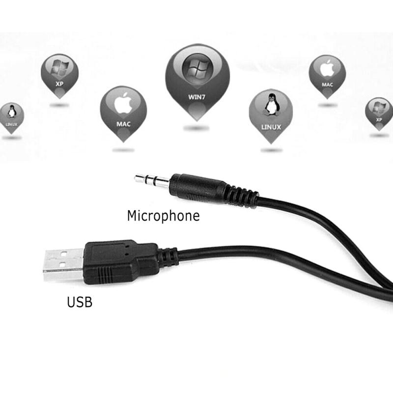 USB Web Camera 360 Degree USB HD Webcam Web Cam Clip-on Digital Camcorder With Microphone For Laptop PC Computer