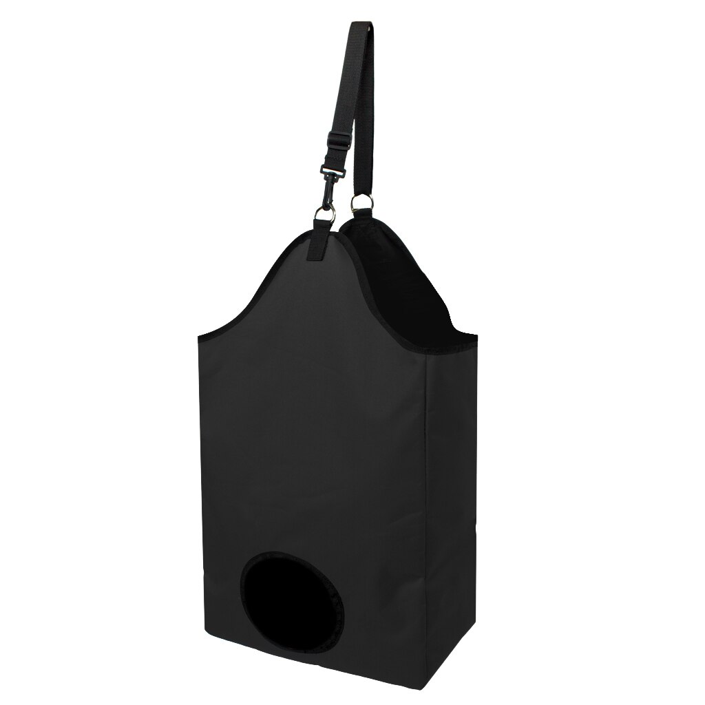 Cheval Sac À Foin Alimentation Lente gamelle pour ingestion lente Filet À Foin Équestre Fournitures D'alimentation pour Chevaux Chèvres Vaches Poney Moins de Déchets: Black