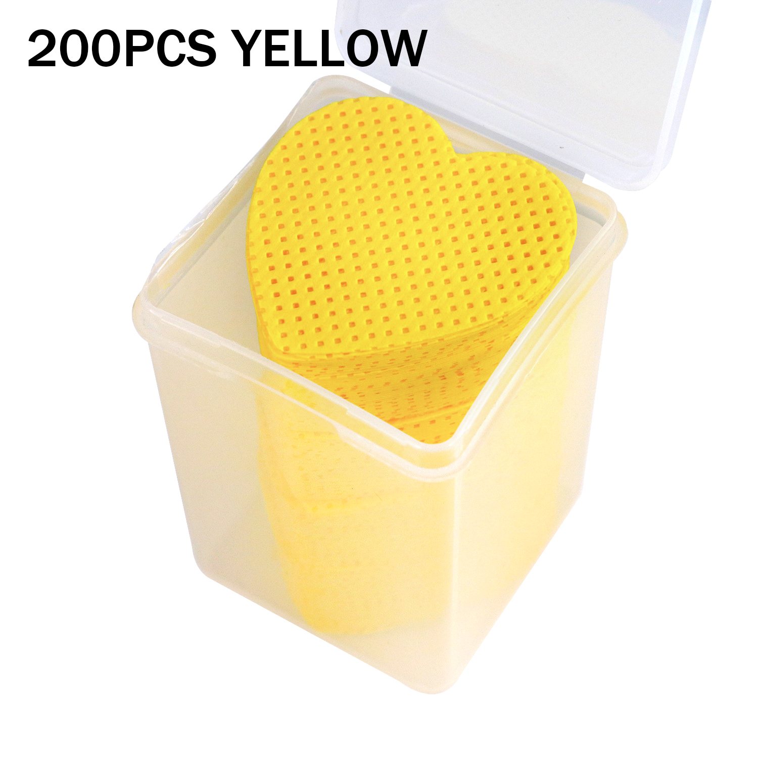 Toallitas de pegamento para pestañas sin pelusa, eliminador de esmalte de Gel de papel, limpieza del mes de la botella de pegamento, almohadillas de algodón, herramientas de limpieza de belleza, 200 Uds.: Azul