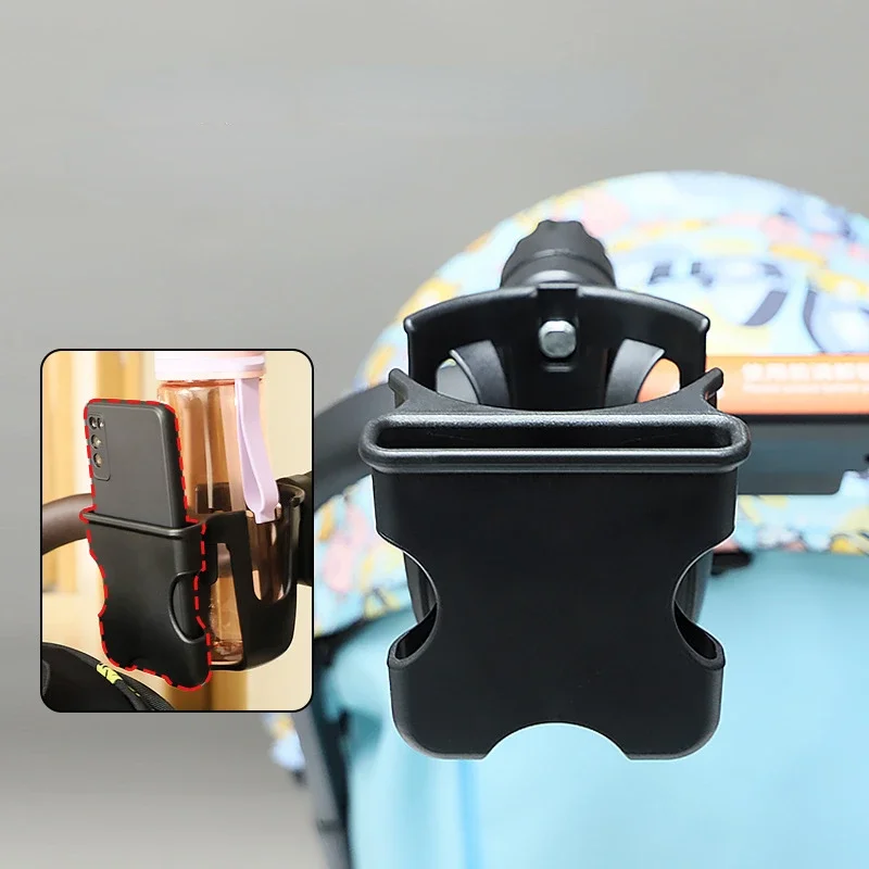Kinderwagen bekerhouders Kinderwagen Waterbekerhouder met mobiele telefoonhouder Winkelwagen Carbicycle Kinderwagen Flessenrek Telefoonhouders