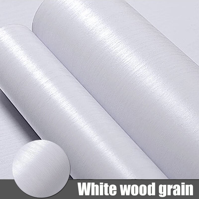 40cm*3m seinätarraa vedenpitävä puinen vinyyli tapetti kontaktipaperi pvc itseliimautuva kylpyhuoneen keittiön työtaso: Valkoinen puun syyt