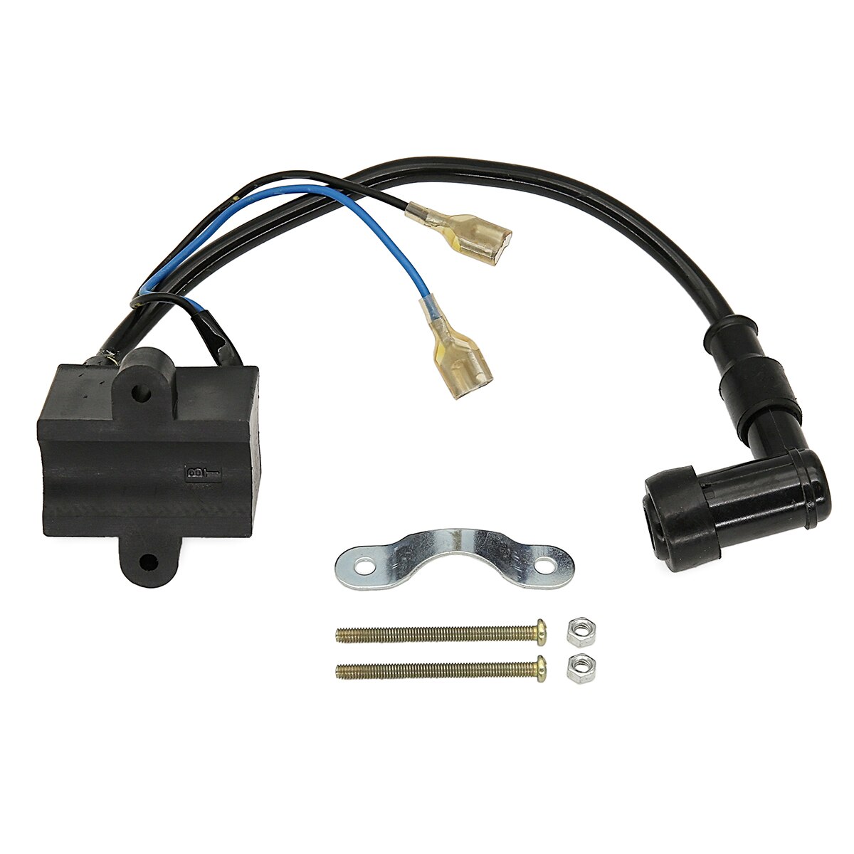CDI Ignition Coil Magneto Coil System for Motorized 49cc 66cc 80cc Engine Bicycle Spark Plug Easy To Install