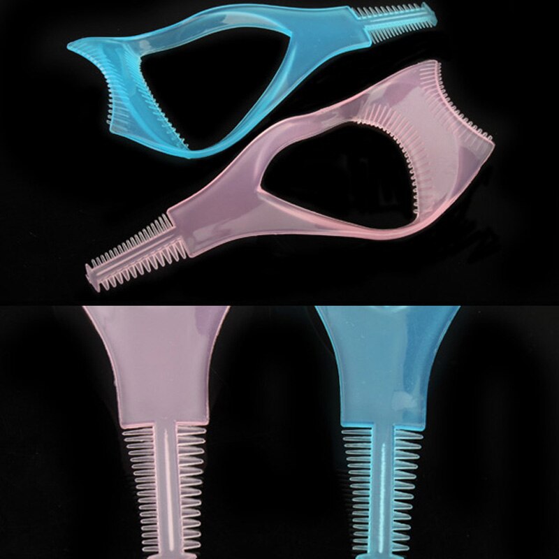 3 In 1 Mascara Wimper Brush Curler Lash Comb Novelty Multifunctionele Cosmetische Gereedschap S55