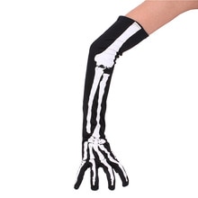 Cosplay costume Halloween skeleton gloves hands long section of bone bones Sleeves