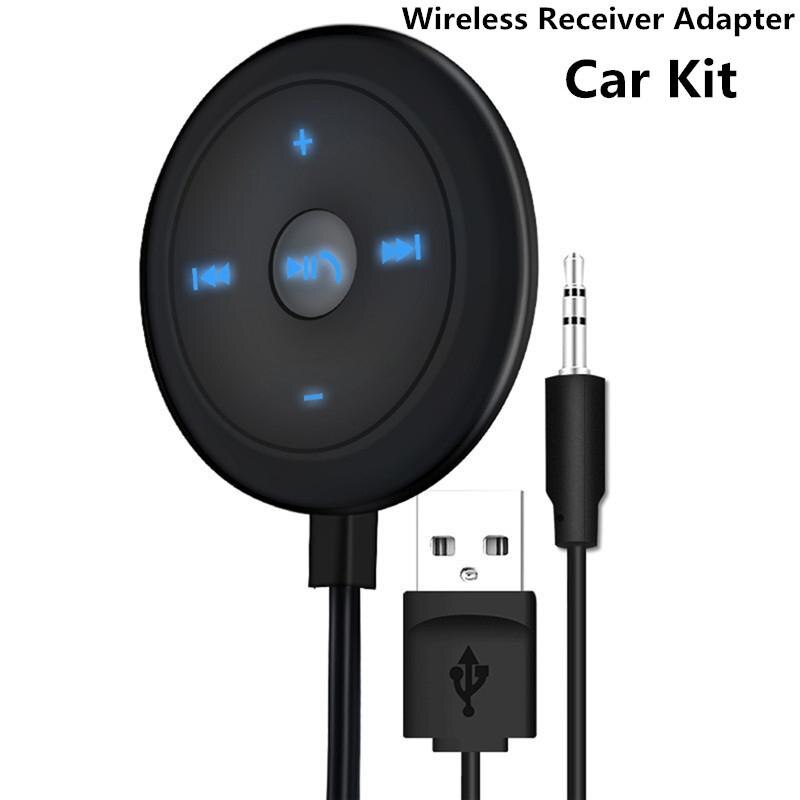 Universal Vehicle Wireless Bluetooth 5.0 Receiver Adapter AUX/USB Port Car Audio MP3 Player Car Handsfree Calling Car Kit