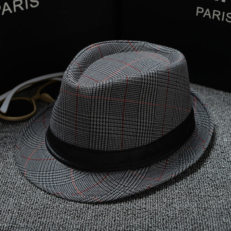 Sombreros Retro de Inglaterra para hombre, gorros a cuadros de Jazz, gorra con lazo, versión clásica, primavera, verano y otoño,: 19