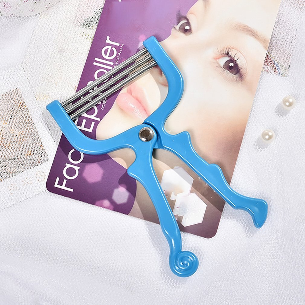 Safe Handheld Facial Hair Removal Full Body Manual Plucking Device Threading Beauty Epilator Leg Clipper
