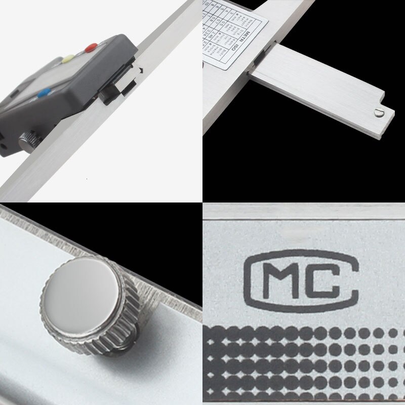 Electronic digital depth gauge 0-150 mm High precision depth vernier caliper stainless steel calipers metalworking