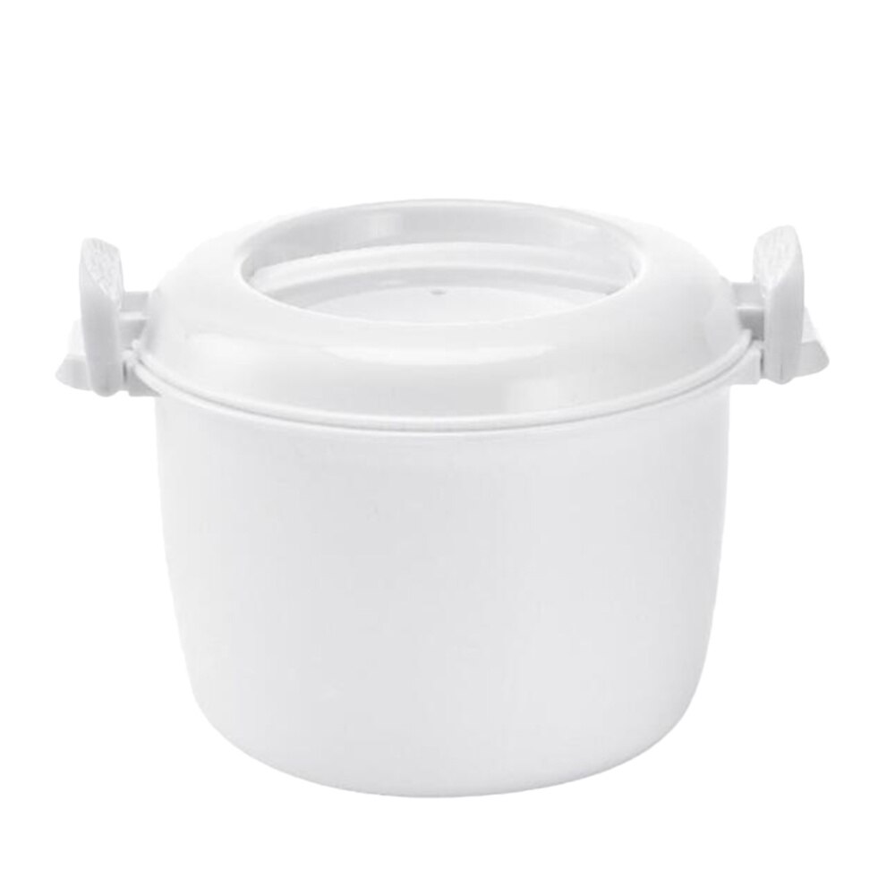 Magnetron Rijstkoker Multifunctionele Geïsoleerde Lunch Container Magnetron Fornuis Kookgerei Voor Magnetron (Kleine Maat: White