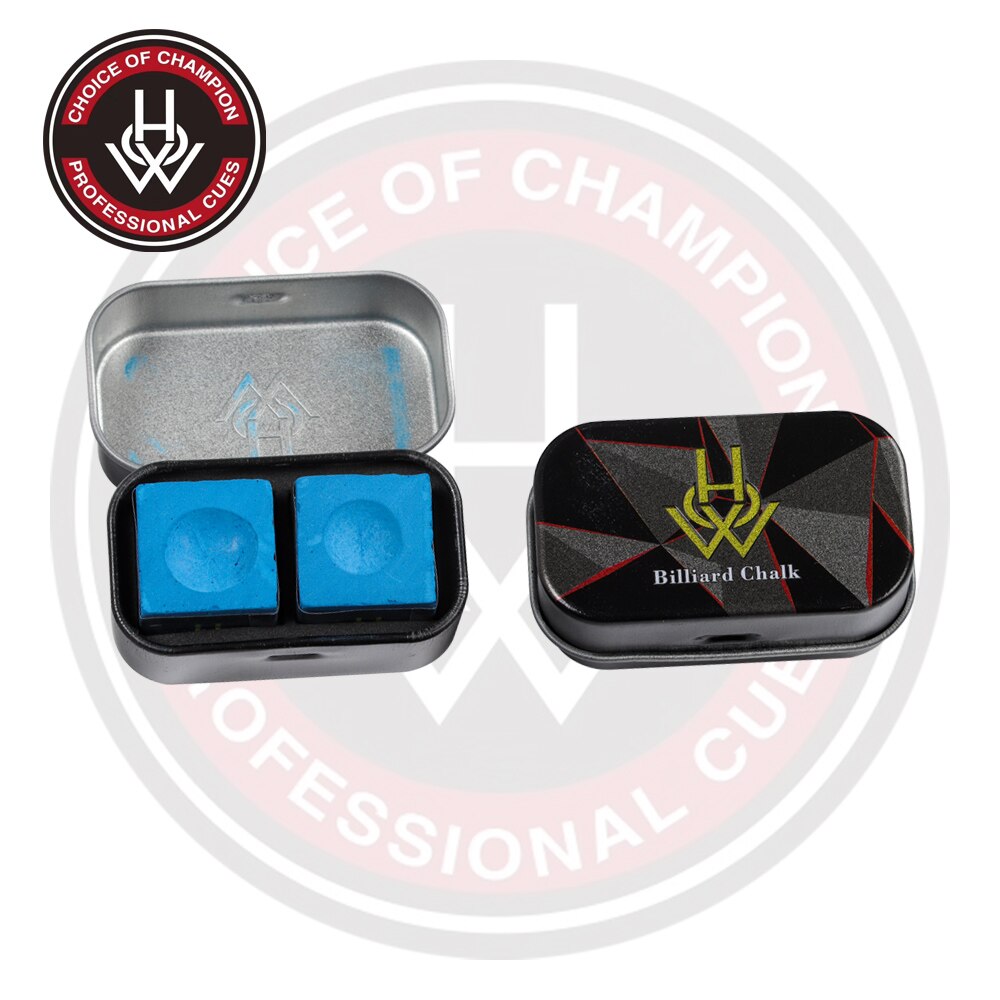 HOW billar-tiza de Snooker para billar, tizas profesionales, opción de 2 colores, tizas de alta gama rentables, accesorios de billar