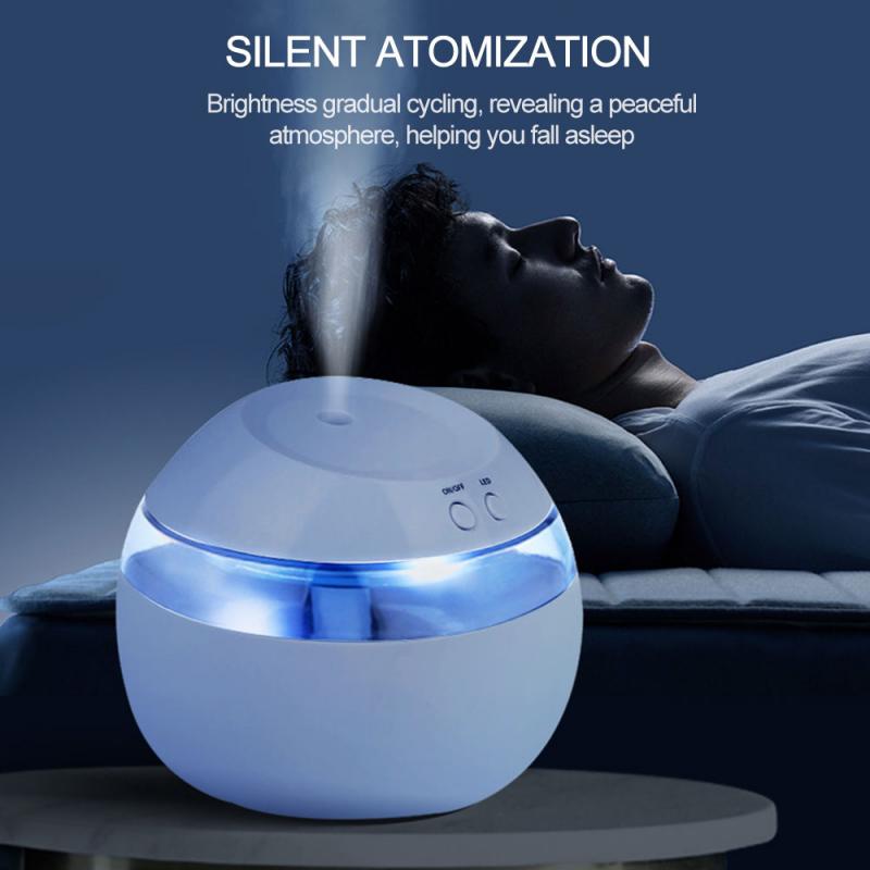 Humidificador USB pequeño, atomizador de purificación de aire estático para coche, bolsitas de Fragancia casera, 300ML,
