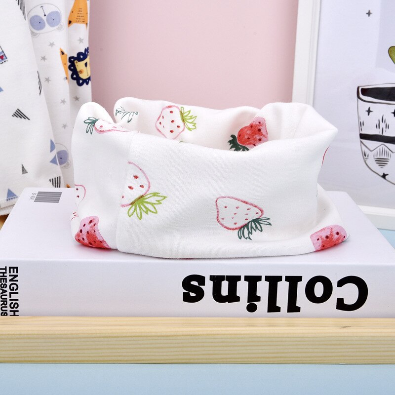 Foulard en coton pour enfants, nouveauté, collection printemps automne hiver: strawberry