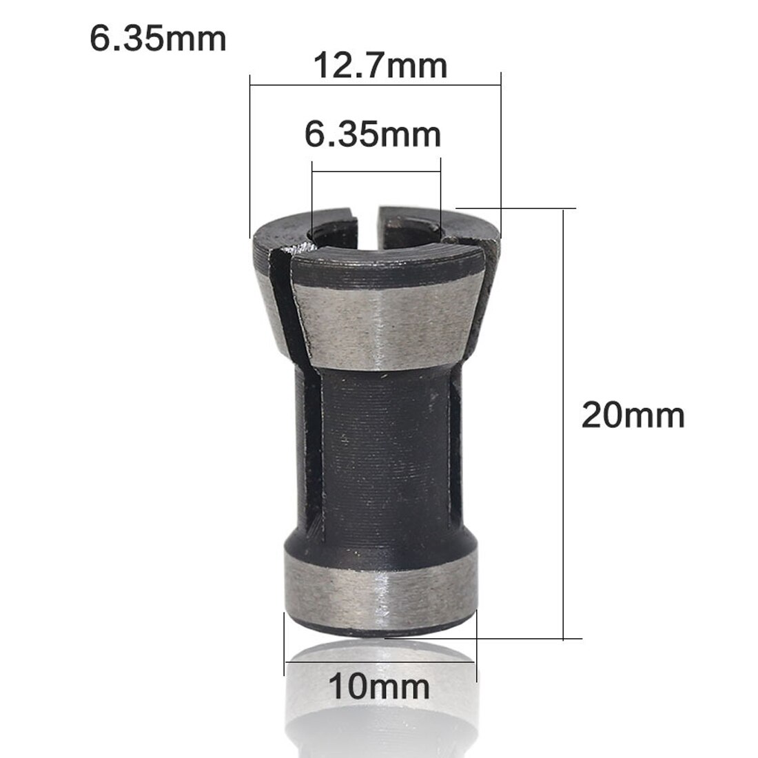Woodworking Cutter 6mm/6.35mm/8mm Collet Chuck Engraving Trimming Machine Electric Router For Machinery Manufacturing
