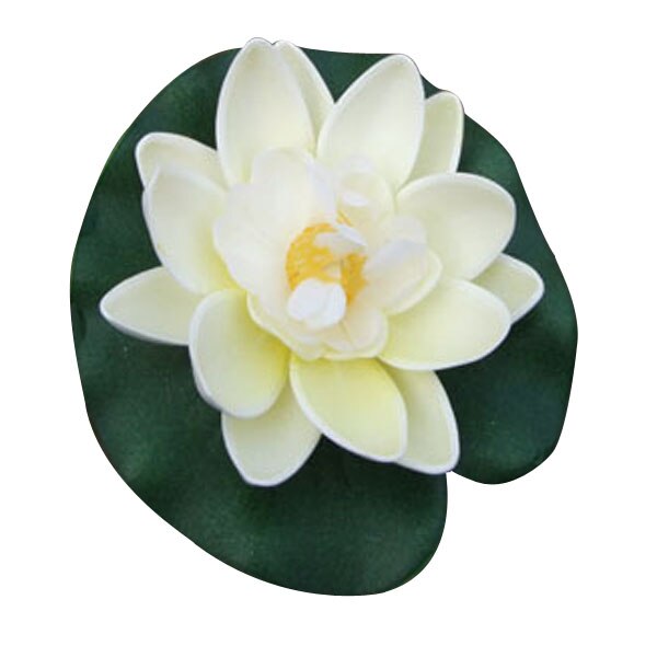Wedding Decoration Artificial Flowers Floating Lotus Ornament for Aquarium Fish Tank Pond Water Lotus Home Swim Pool Decor: A1