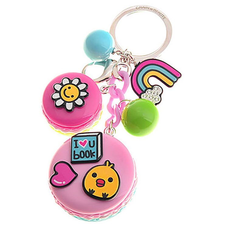 Ysk0267 Graindebeaute Korea południowa ornament Aznavour kolor Macarons brelok: różowy