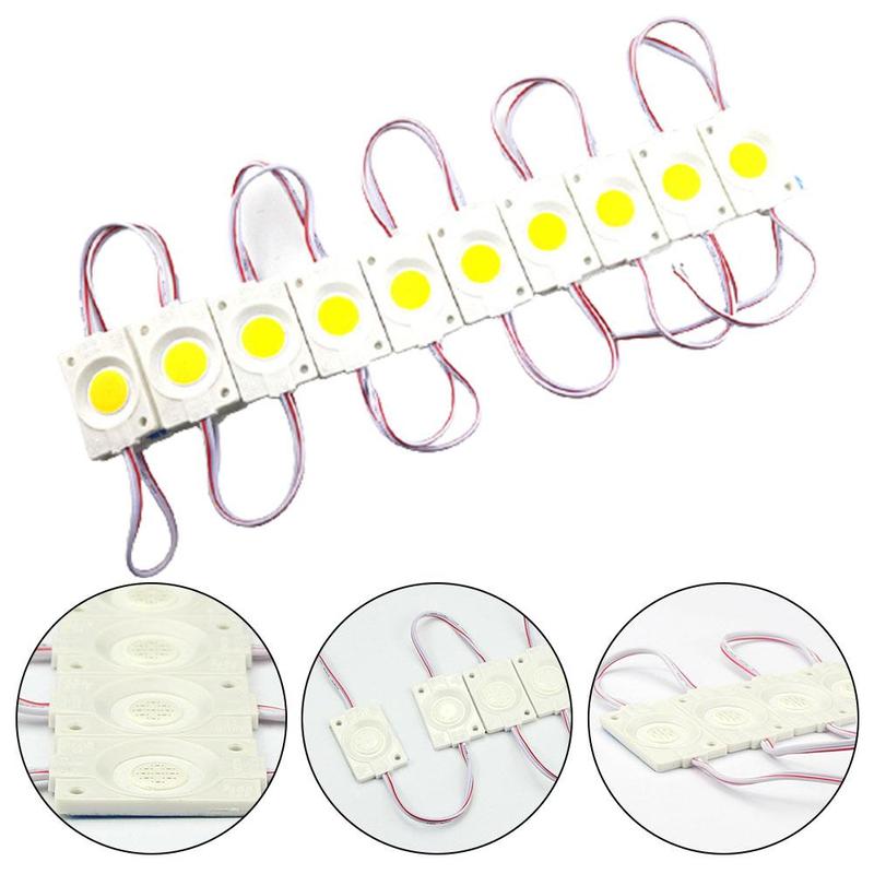 10 Stks/set Led Cob Module 2.4W 12V Dc Reclame Licht Module Led Licht Licht Woord Cob Box Bron teken Strip K8C4
