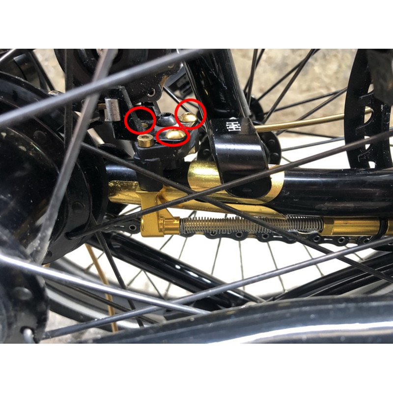 3pcs vouwfiets shift paddle titanium schroef voor brompton fiets variabele snelheid upgrade titanium onderdelen