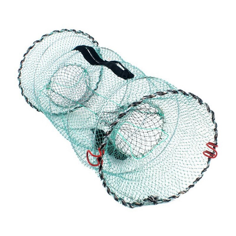 Folding Fish Trap | Fishing Net | Collapsible Cast Mesh Landing Bait Net For Crab Shrimp Minnow Crawfish Catfish